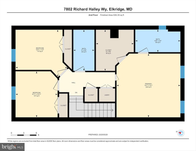 7802 Richard Halley Way, Elkridge, MD 21075 - view of property floor plan