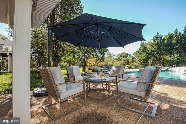 14401 Chalfont Dr, Haymarket, VA 20169 - view of patio / terrace featuring an outdoor pool