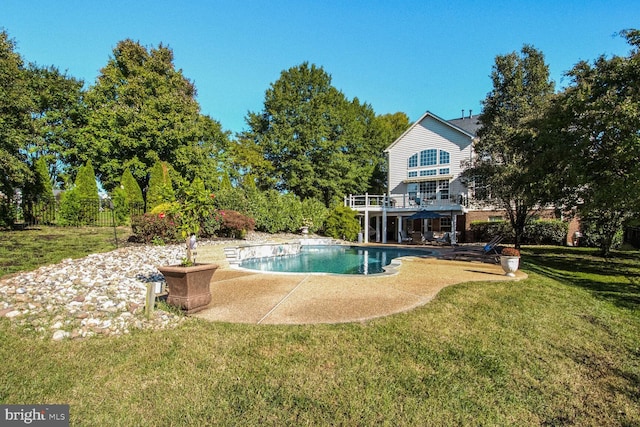 14401 Chalfont Dr, Haymarket, VA 20169 - outdoor pool featuring a patio