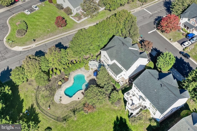 14401 Chalfont Dr, Haymarket, VA 20169 - bird's eye view of a pool area