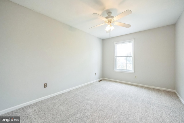 205 Dylan Dr Unit 54, Lansdale, PA 19446 - spare room with carpet flooring and a ceiling fan