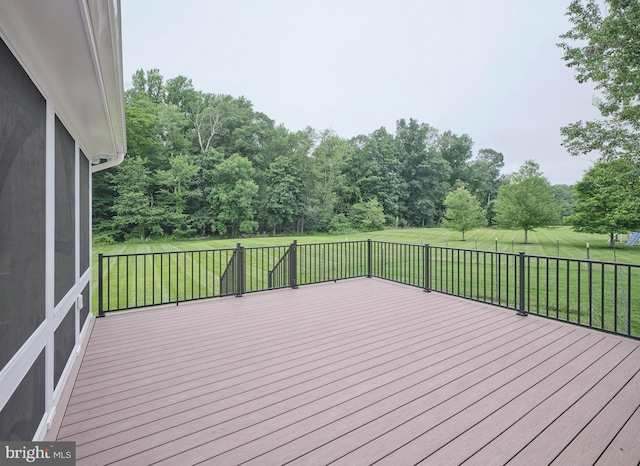 21 Shara Ln, Pennington, NJ 08534 - wooden terrace with a yard