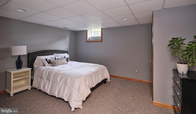 21 Shara Ln, Pennington, NJ 08534 - bedroom featuring carpet, a paneled ceiling, and recessed lighting