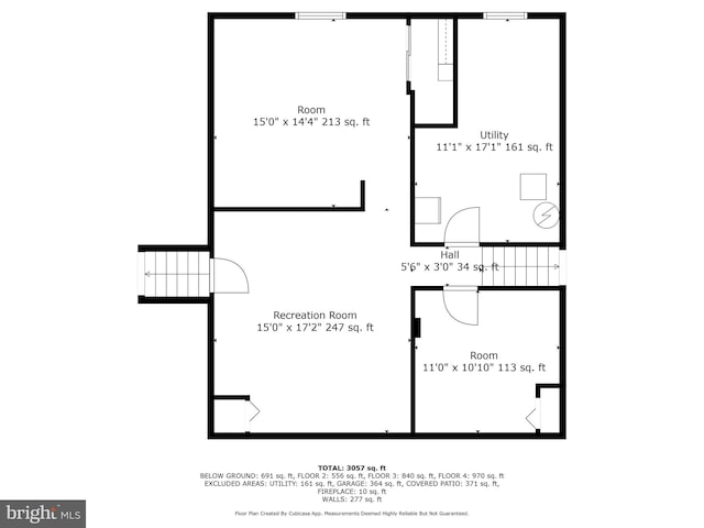 951 Robin Ln, Huntingdon Valley, PA 19006 - view of floor plan / room layout