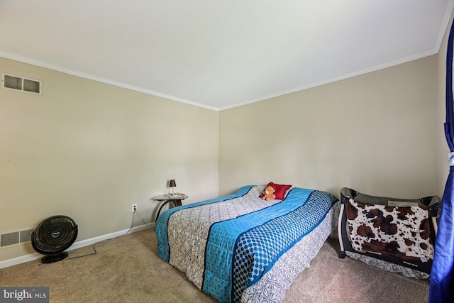 41 Sycamore Ln, Hanover, PA 17331 - bedroom featuring carpet floors and crown molding