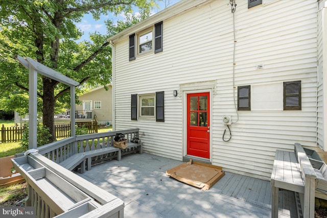 1427 Perrywood Dr, Aberdeen, MD 21001 - back of house featuring a deck