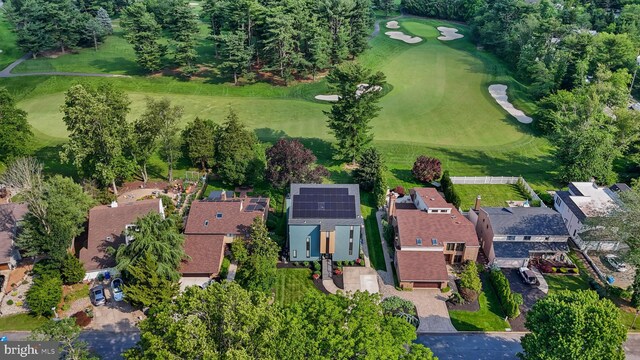 110 Rue Du Boise, Cherry Hill, NJ 08003 - aerial overview of property's location with a golf course and a tree filled landscape