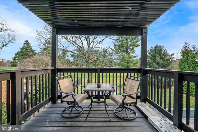 110 Rue Du Boise, Cherry Hill, NJ 08003 - deck featuring outdoor dining area