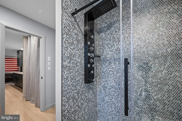 110 Rue Du Boise, Cherry Hill, NJ 08003 - detailed view of a shower stall and connected bathroom