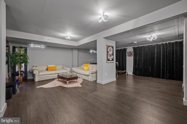 110 Rue Du Boise, Cherry Hill, NJ 08003 - living room with wood finished floors and baseboards