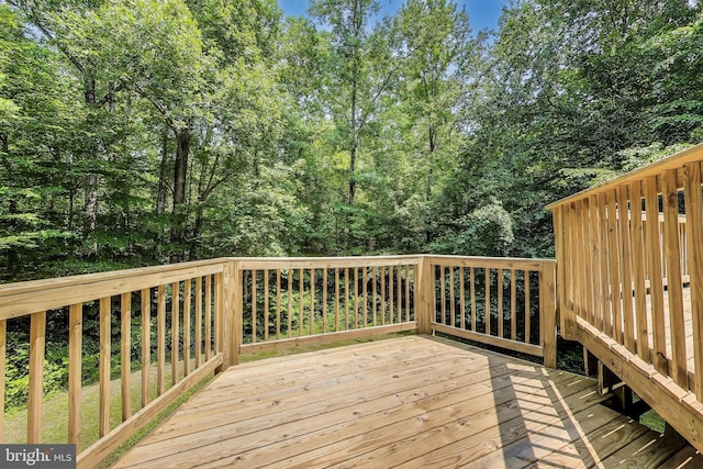 6260 Alpine Ct, Sunderland, MD 20689 - view of wooden terrace
