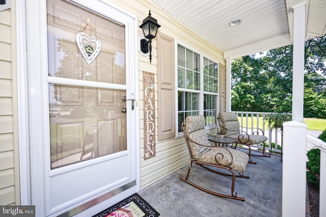 22890 Zoar Rd, Georgetown, DE 19947 - view of exterior entry with covered porch