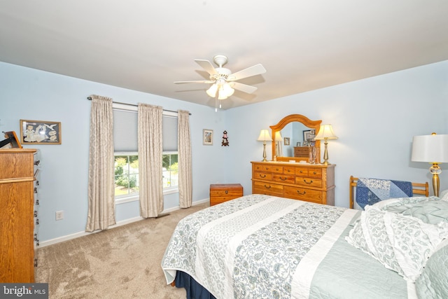 22890 Zoar Rd, Georgetown, DE 19947 - carpeted bedroom with baseboards and ceiling fan