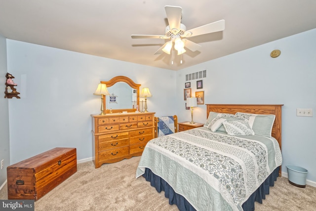 22890 Zoar Rd, Georgetown, DE 19947 - carpeted bedroom with baseboards and ceiling fan