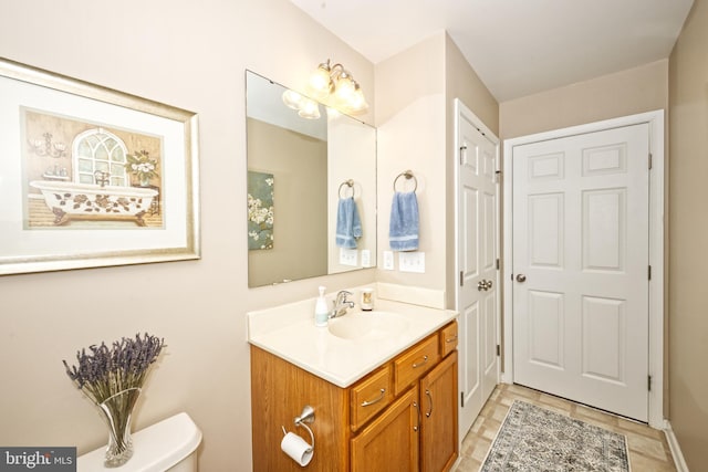 22890 Zoar Rd, Georgetown, DE 19947 - bathroom with vanity and toilet
