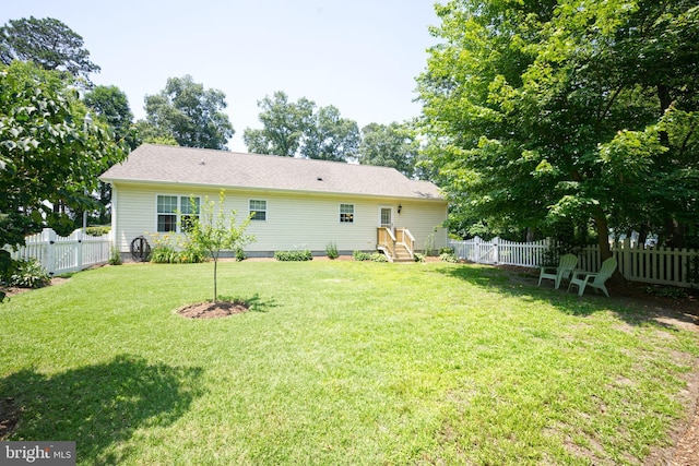 22890 Zoar Rd, Georgetown, DE 19947 - rear view of property featuring a fenced backyard