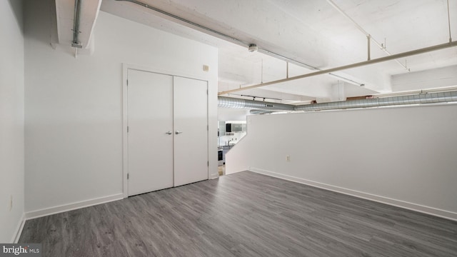 444 N 4th St Unit 401, Philadelphia, PA 19123 - below grade area with wood finished floors