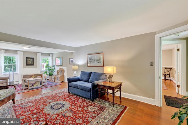 17435 Big Falls Rd, Monkton, MD 21111 - living room with wood finished floors and baseboards