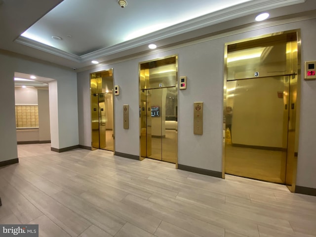 4808 Moorland Ln Unit 613, Bethesda, MD 20814 - community lobby with ornamental molding and recessed lighting