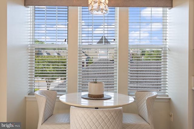 13801 Belle Chasse Blvd Unit 213, Laurel, MD 20707 - dining space featuring a chandelier