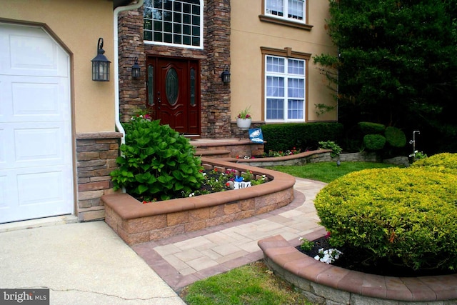 1411 Whispering Woods Ct, Williamstown, NJ 08094 - property entrance with stucco siding and stone siding