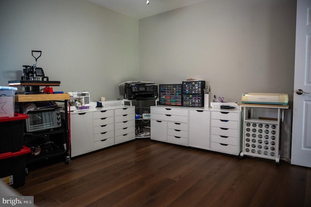 1411 Whispering Woods Ct, Williamstown, NJ 08094 - office space with dark wood finished floors