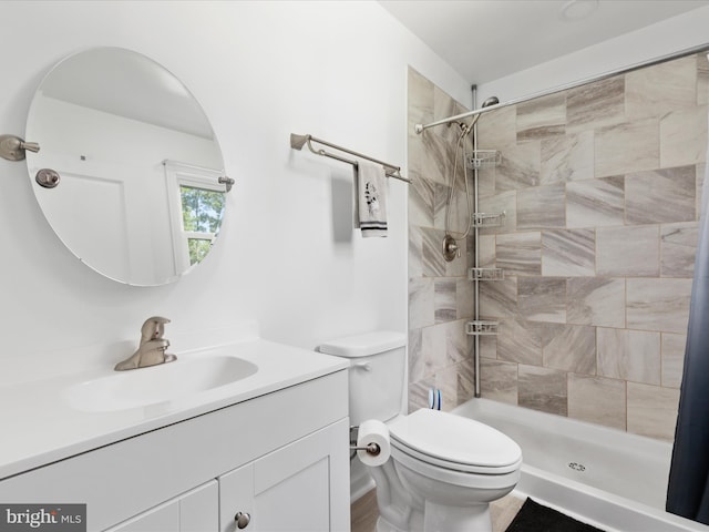 295 Rocky Mount Rd, Linden, VA 22642 - full bathroom with vanity and a tile shower