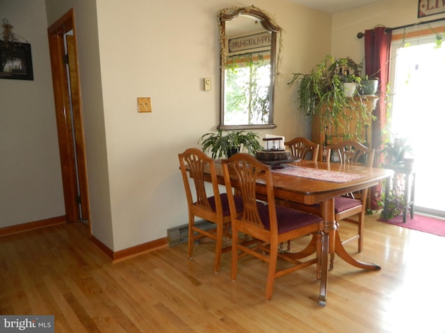 201 Cherry St, Millheim, PA 16854 - dining area with light wood-style flooring
