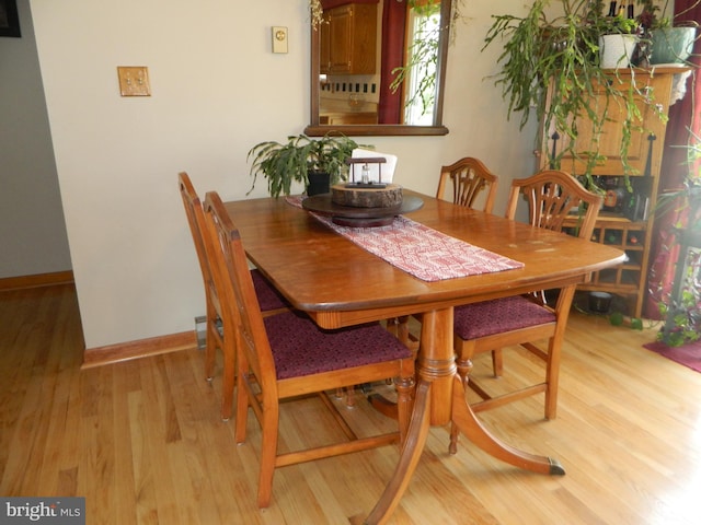 201 Cherry St, Millheim, PA 16854 - dining space featuring light wood finished floors and baseboards