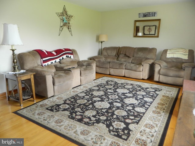 201 Cherry St, Millheim, PA 16854 - living area featuring wood finished floors