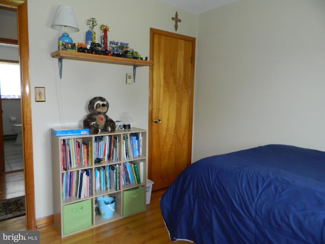 201 Cherry St, Millheim, PA 16854 - bedroom featuring wood finished floors