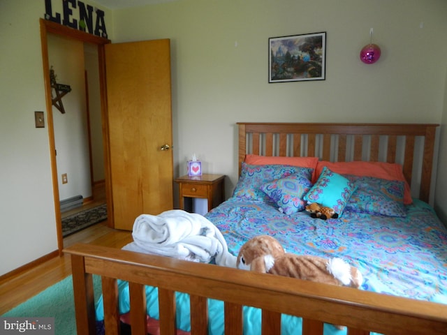 201 Cherry St, Millheim, PA 16854 - bedroom with wood finished floors and baseboards