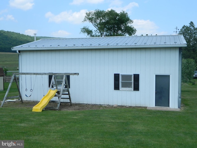 201 Cherry St, Millheim, PA 16854 - view of outbuilding featuring a playground