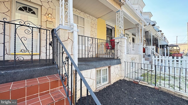3436 D St, Philadelphia, PA 19134 - view of property exterior with covered porch