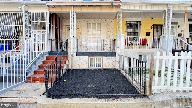 3436 D St, Philadelphia, PA 19134 - view of exterior entry with a porch