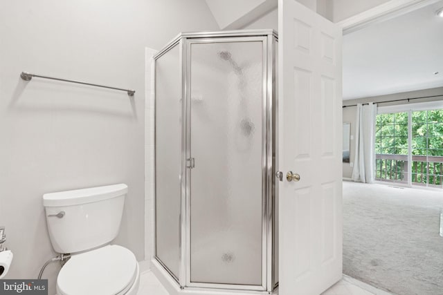 11736 Rockaway Ln Unit 101, Fairfax, VA 22030 - bathroom with a shower stall and tile patterned flooring