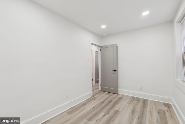 3287 Edgemont St, Philadelphia, PA 19134 - unfurnished bedroom featuring light wood finished floors and recessed lighting