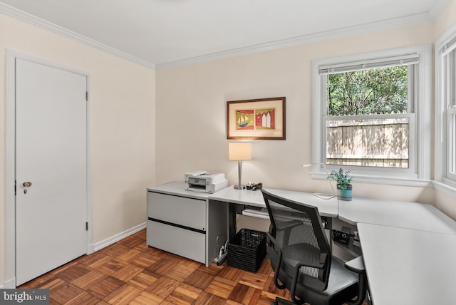7001 Sycamore Ave, Takoma Park, MD 20912 - office with crown molding