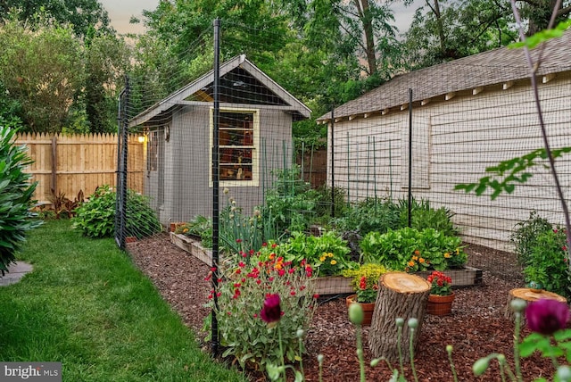 7001 Sycamore Ave, Takoma Park, MD 20912 - view of outbuilding featuring a vegetable garden