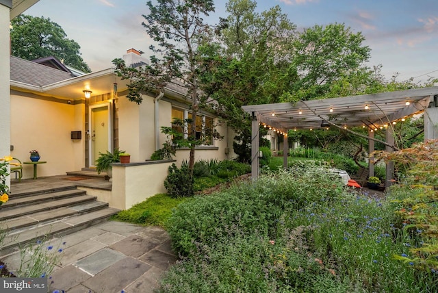 7001 Sycamore Ave, Takoma Park, MD 20912 - view of yard featuring a pergola