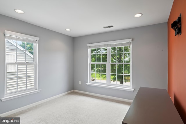 42066 Fiddlehead Pl, Aldie, VA 20105 - carpeted empty room featuring baseboards and recessed lighting