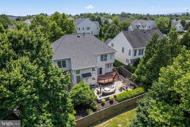 42066 Fiddlehead Pl, Aldie, VA 20105 - aerial view of residential area