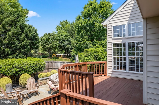 42066 Fiddlehead Pl, Aldie, VA 20105 - view of wooden terrace