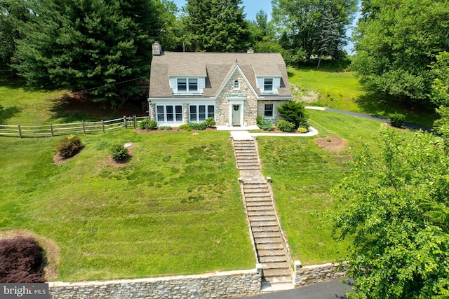 727 W Baltimore Pike, Kennett Square, PA 19348 - shingle-style home featuring stone siding and a chimney