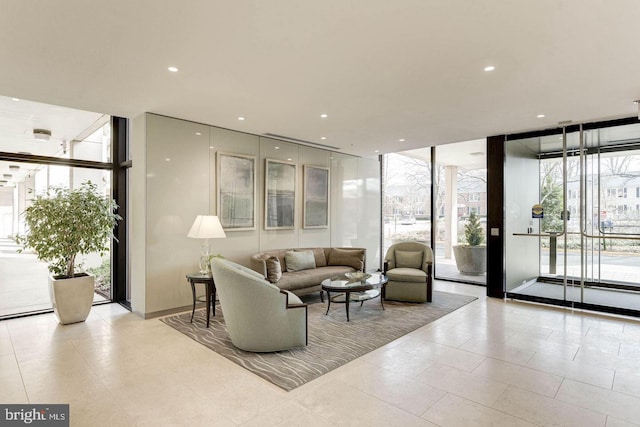 4141 N Henderson Rd Unit 1220, Arlington, VA 22203 - building lobby with expansive windows and recessed lighting