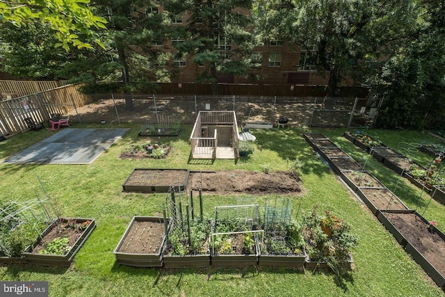 4141 N Henderson Rd Unit 1220, Arlington, VA 22203 - view of yard with a vegetable garden