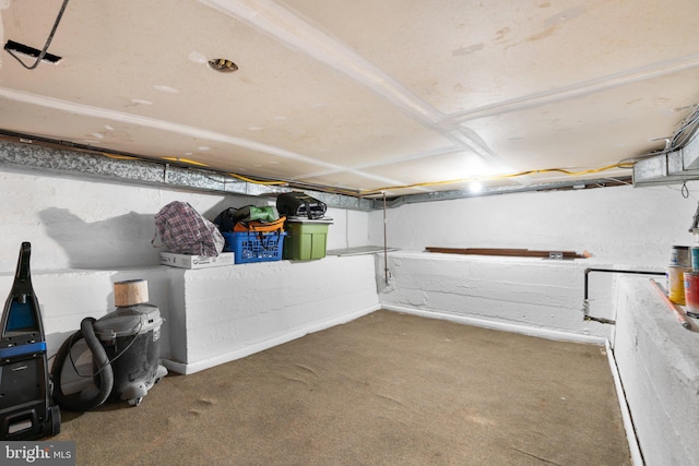 7615 Belmont Ave, Baltimore, MD 21224 - view of unfinished basement