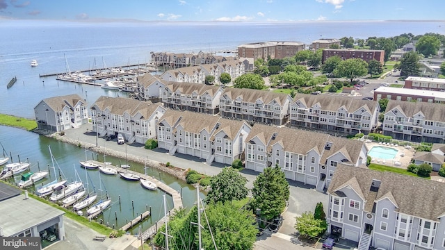 245 Blue Bill Ln Unit 245-D, Havre De Grace, MD 21078 - aerial view of a nearby body of water and a marina