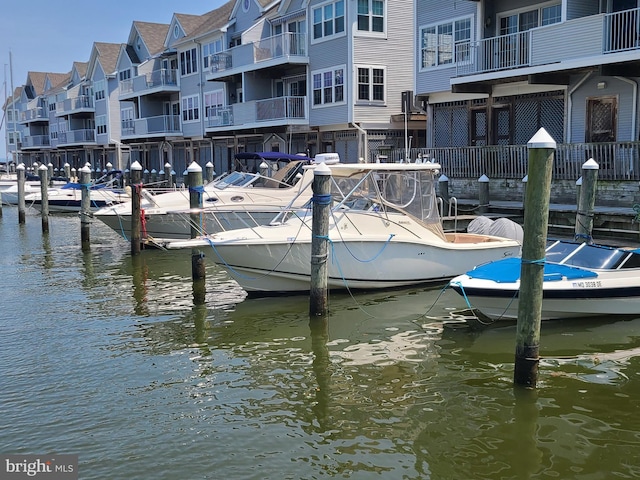 245 Blue Bill Ln Unit 245-D, Havre De Grace, MD 21078 - dock with a water view