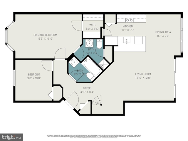 245 Blue Bill Ln Unit 245-D, Havre De Grace, MD 21078 - view of floor plan / room layout